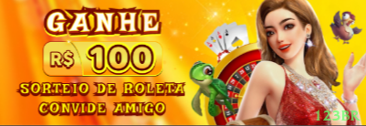 Imagem promocional do cassino online da 123br mostrando jogos ao vivo